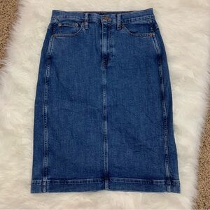 J. Crew Pocketed Jean Skirt